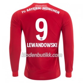 FC Bayern München Robert Lewandowski 9 Hjemme Fotballdrakt 2019-2020 Langermet